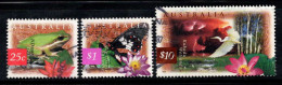 Australie 1997 Mi. 1631y-1633y Oblitéré 100% Papillon, Grenouille, 25 C, 1$... - Oblitérés