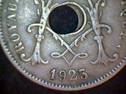 10 Centimes 1923, Decentraal Middengat, Dubbele 3 - 10 Cents