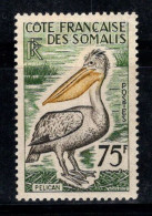 Somalie Français 1959 Mi. 331 Neuf ** 100% Oiseaux, 75Fr - Somaliland (Protectorate ...-1959)