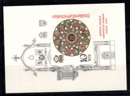 Tchécoslovaquie 1978 Mi. Bl. 35B Bloc Feuillet 100% Neuf ** Tour De L'horloge - Blocks & Sheetlets