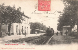 Fontenay Trésigny * La Gare * Arrivée Train Locomotive Machine * Ligne Chemin De Fer Seine Et Marne - Fontenay Tresigny