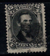 États-Unis 1861 Mi. 22 Oblitéré 100% 15 C, Avec Grille - Used Stamps