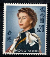 Hong Kong 1962 Mi. 210 Neuf ** 100% 20 $, Reine Elizabeth II - Ungebraucht