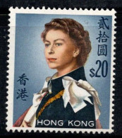 Hong Kong 1962 Mi. 210 Neuf ** 100% 20 $, Reine Elizabeth II - Unused Stamps