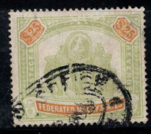 États Malais Fédérés 1904 SG 26 Oblitéré 20% 25 $, Filigrane CC - Federated Malay States
