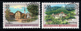 Liechtenstein 1996 Mi. 1126-27 Oblitéré 100% Village, 10 (rp), 5.00 (fr) - Used Stamps