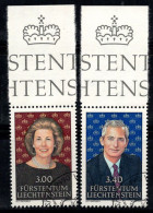 Liechtenstein 1991 Mi. 1024-25 Oblitéré 100% Adam II Et Marie, 3.00 (Fr)... - Gebruikt