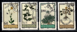 Liechtenstein 1995 Mi. 1116-19 Oblitéré 100% Plantes Médicinales, 60 (Rp)... - Oblitérés