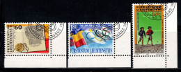 Liechtenstein 1994 Mi. 1093-95 Oblitéré 100% Minéraux,60 (rp), 80 (rp)... - Usati