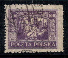 Pologne 1923 Mi. 18 Oblitéré 40% Silésie, 100 M - Andere & Zonder Classificatie