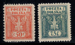 Pologne 1922 Mi. 5-6 Neuf * MH 100% Armoiries, Silésie - Sonstige & Ohne Zuordnung