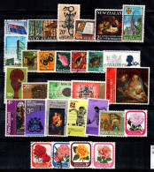 Nouvelle-Zélande 1967-75 Oblitéré 100% Poissons, Papillons, Art, Fleurs - Usati