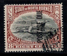 Bornéo Du Nord 1897 Mi. 13 Oblitéré 100% Timbre-taxe 8 C - Noord Borneo (...-1963)