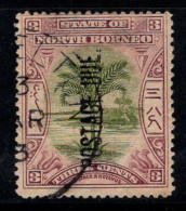 Bornéo Du Nord 1897 Mi. 10 Oblitéré 100% Timbre-taxe 3 C - North Borneo (...-1963)