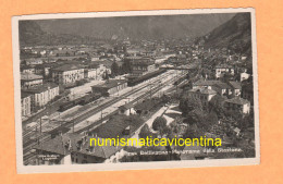 Svizzera Bellinzona Train Station Cpa 1962 Bellinzone Suisse Cartolina Non Viaggiata Stazione Treni - Bellinzone