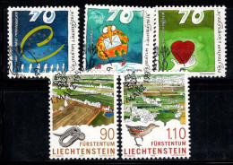 Liechtenstein 1999 Oblitéré 100% Parc Naturel, Droits De L'homme,70 (rp)... - Gebraucht