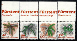 Liechtenstein 1992 Mi. 1045-48 Oblitéré 100% Plantes, 40 (rp), 50 (rp)... - Gebraucht