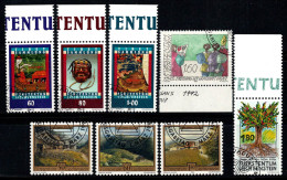 Liechtenstein 1992-93 Oblitéré 100% Tibet, Peintures De Gantner, Arbre... - Used Stamps