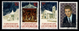 Liechtenstein 1992 Mi. 1050-53 Oblitéré 100% Noël, Prince Alois... - Usati