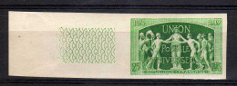 France : N° 852 :25f  - U.P.U. Essai Couleur ( Vert ) : Non Dentelé : Neuf - Unused Stamps
