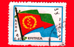 ERITREA - Usato - 1994 - Bandiera Nazionale - Flag In Colored Frame - 0.40 - Erythrée