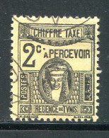 TUNISIE- Taxe Y&T N°38- Oblitéré - Impuestos