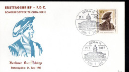 Berlin 1967: Mi.-Nr. 303:  FDC Kunstschätzer       (K002) - 1948-1970