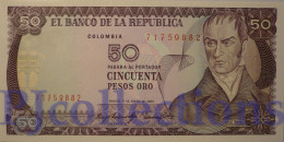 COLOMBIA 50 PESOS ORO 1983 PICK 422b UNC - Colombia