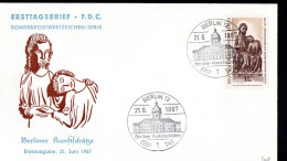 Berlin 1967: Mi.-Nr. 308:  FDC Kunstschätzer       (K002) - 1948-1970