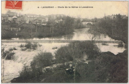 Cpa..47..LAVARDAC..LOT ET GARONNE..CHUTE DE LA GELISE A LASSERENS.. - Lavardac