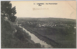 Cpa..47..LAVARDAC..LOT ET GARONNE..VUE PANORAMIQUE..SIGNEE Au Dos F.DUHALLE..BOUCHONS - Lavardac