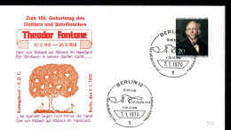 Berlin 1970: Mi.-Nr. 353:  FDC Fontane       (K002) - 1948-1970