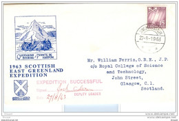 GROENLAND 27 AOUT 1963. ANGMASSALIK. SCOTTISH EAST GREELAND EXPEDITION.PLI SIGNE - Arctische Expedities