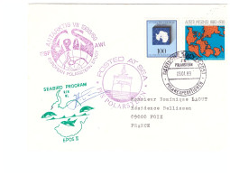 9 JANVIER 1989 ANTARKTIS VII POLARSTERN . TIMBRES ALLEMAND - Autres & Non Classés