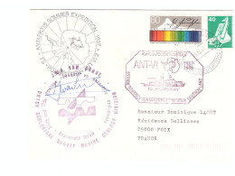 19 DECEMBRE 1987 .ANTARKTIS SOMMER EXPEDITION. POLARSTERN TIMBRES ALLEMANDS - Altri & Non Classificati