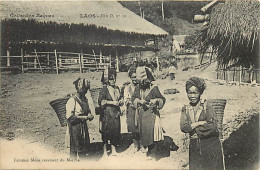 Pays Div-ref DD909- Laos -femmes Meos Revenant Du Marché - - Laos