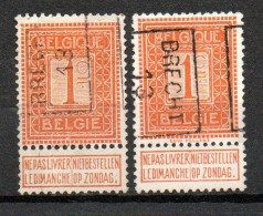 2131 Voorafstempeling Op Nr 108 - BRECHT 13 - Positie A & B - Roulettes 1910-19