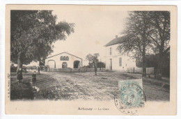 CPA :  14 X 9  -  Artenay  -  La  Gare - Artenay