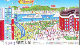 Carte Prepayee JAPON * (2097) BALLON * MONTGOLFIERE - Hot Air Balloon * Aerostato * Heißluft Prepaid CARD JAPAN - - Sport