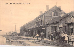 Belgique - Seilles - Intérieur De La Gare - Animé - EnfantsOblitéré 1920 - Carte Postale Ancienne - Andenne