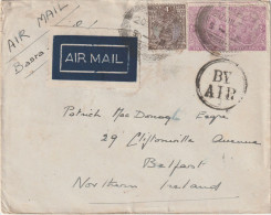 India To Belfast - 1928 Airmail Via Basra-Cairo Flight Over The Desert - Posta Aerea