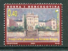 BOSNIA HERCEGOVINA (CROAT) 2003 Siroki Brijeg College   MNH / **.  Michel 105 - Bosnia Herzegovina