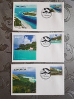 Polynesia 2021 Polynesie Images Island MAUPITI MANGAREVA FAKARAVA Tourism 3EN FDC PJ - Unused Stamps