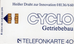 Kugellager TK K185/1990 ** 65€ 2.000Expl. CYCLO Spezial-Getriebebau Draht Zur Innovation TC Working Phonecard Of Germany - K-Series : Serie Clientes