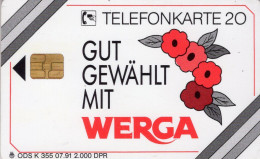 WERGA-Tool TK K355/1991 O 50€ Sortiment Neu Und Bewährtes Für Den Schönen Garten Gut Gewählt TC Flora Phonecard Germany - Flores