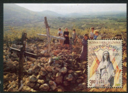 BOSNIA HERCEGOVINA (CROAT) 2001 Medjugorse Apparition Anniversary Block MNH / **.  Michel Block 1 - Bosnie-Herzegovine