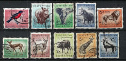 AFRIQUE Du SUD Ca. 1960: TP Obl. "ANIMAUX" - Gebruikt