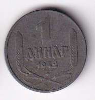 MONEDA DE SERBIA DE 1 DINAR DEL AÑO 1942 (OCUPACION ALEMANA) - Serbie