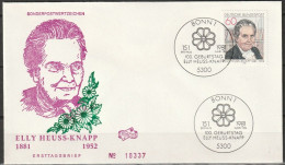 BRD FDC 1981 Nr.1082 100.Geb. Von Elly Heuss-Knapp  ( D 2551 ) Günstige Versandkosten - 1981-1990