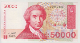 Croazia, Republika Hrvaska. Banconota 50.000 Dinara 1993 FDS/UNC - Croatie